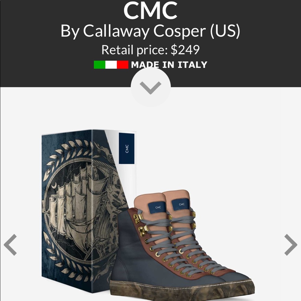 A custom made shoe created and designed by ME.